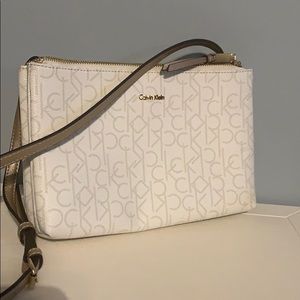 Calvin Klein white purse